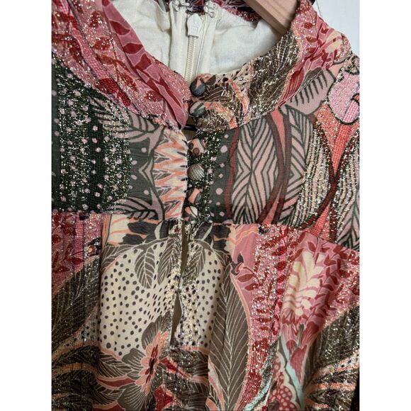 Ciebon Front Neck Tie Blouse - Picture 6 of 8